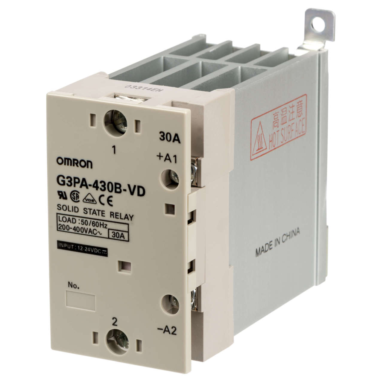Omron Solid State Röle G3PA-450B-VD-2 12-24VDC
